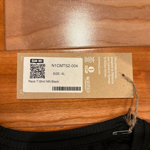 Race T-Shirt Running NNormal Black Men's XL - Picture 11 of 12